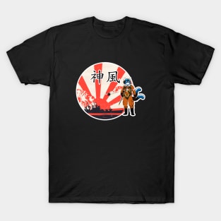 kamikaze Tom Navy - Hitting a ship T-Shirt